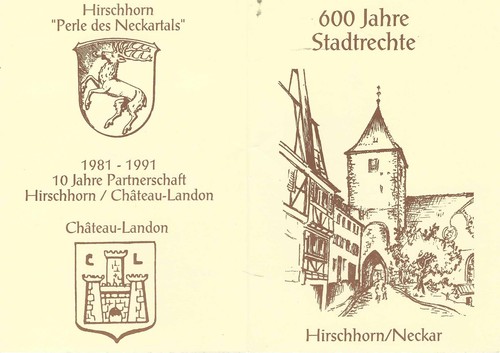 Klappkarte mit sonderstempel - klappkarte,