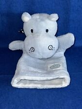 Handpuppe TCM Tchibo Nilpferd hellblau