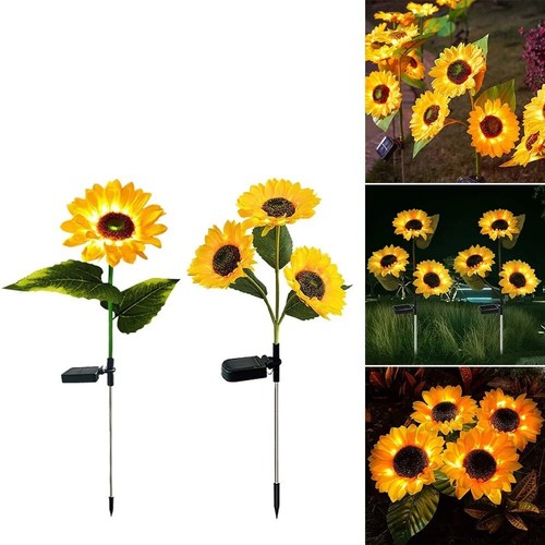 Led solar sonnenblume - solar,