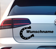 Aufkleber Hufeisen Pferd Glück Auto Sticker Tuning JDM Decal  car lkw Bike Sport