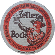 ALTER BIERDECKEL Zeller