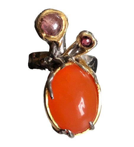 Extravaganter silberring - extravaganter,