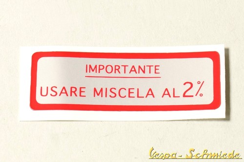 Vespa aufkleber tank usare - tank, "usare