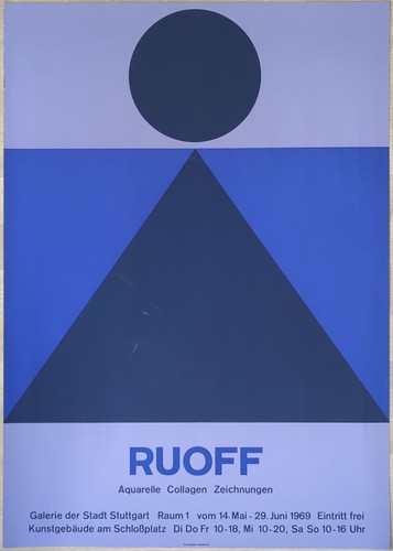 Poster plakat fritz ruoff - -,