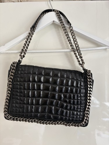 Schwarze schultertasche - schwarze,