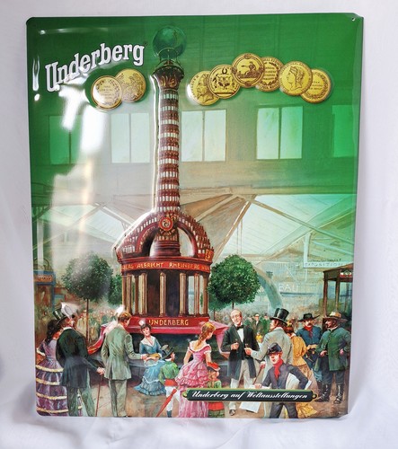 Underberg blechschild - underberg,,