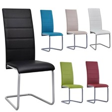 Freischwinger Esszimmerstuhl Küchenstuhl 2x/4x/6x Set Stuhl Stühle Schwingstuhl