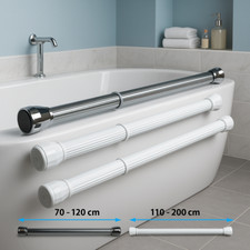 DUSCHVORHANGSTANGE OHNE BOHREN