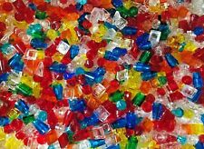 200 x LEGO transparente Steine + Platten + Fliesen Kleinteile Mix