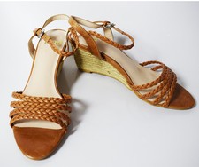 Noe Leder Sandalen Plateau