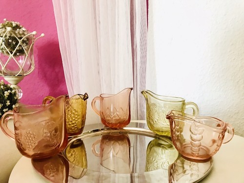 Antik art déco pressglas - art,