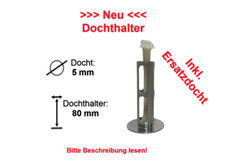 Schmelzlichtbrenner, 80 x 15