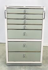 Baisch Instrumentenschrank Arztschrank Rollschrank Metall shabby  GEPFLEGT 