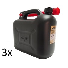 3x Benzinkanister 10 Liter