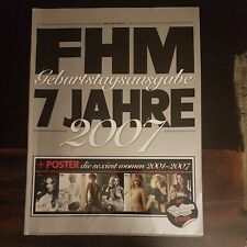 ♡ FHM 11/2007, Nr. 85, Jubiläumsausgabe, Erotik, Männermagazin, Zeitschrift ♡