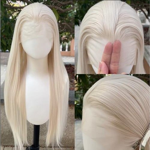 Platinblond long straight - platinblond,