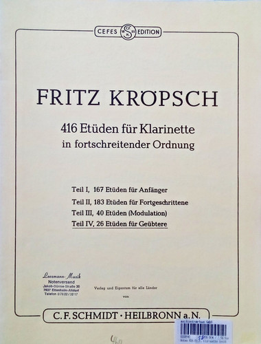 Fritz kröpsch 416 etüden - fritz,