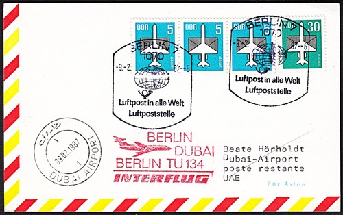 Interflug 1987 berlin - ✈, "berlin