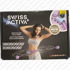 Swiss Activa+ Smart Hula Hoop - Hula Hoop der Nicht runter fällt - Smart Hula Ho