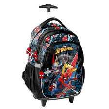 Spiderman Schultrolley Schulranzen auf Rollen SPIDER-MAN TROLLEY RANZEN RUCKSACk