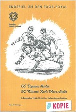 FDGB Pokalendspiel SC Dynamo