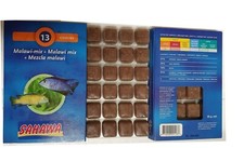  5x 100g Blister Malawi-Mix Frostfutter Fischfutter SAHAWA blau