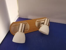 STRAHLER/LEUCHTE 2flg - Metall-Leiste 33 x 9,5cm (max 2x40W)