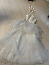 Ballkleid Hochzeitskleid Brautjungfer-Kleid von LAD, Gr. ca 32 (12), weiss