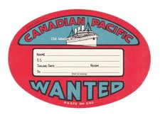 x6066 CANADIAN PACIFIC luggage