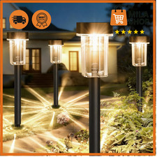 Solarlampen 4 Stück Warmweiß