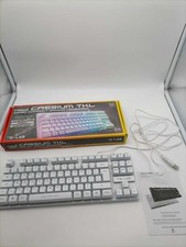 The G-Lab Keyz Caesium TKL Gaming-Tastatur RGB AZERTY USB PC PS5 Xbox