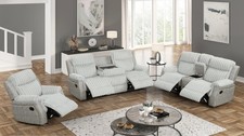 NEW 3PC Modern Corduroy Sofa