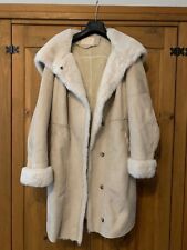 Oui Fake Fur Damenmantel, Gr. 36, beige, neuw., TOP!!!