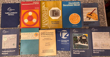 11 FACH BÜCHER  METALL MASCHINENBAU TABELLEN FACHKUNDE PRÜFUNGSBUCH MEISTERPRÜFU