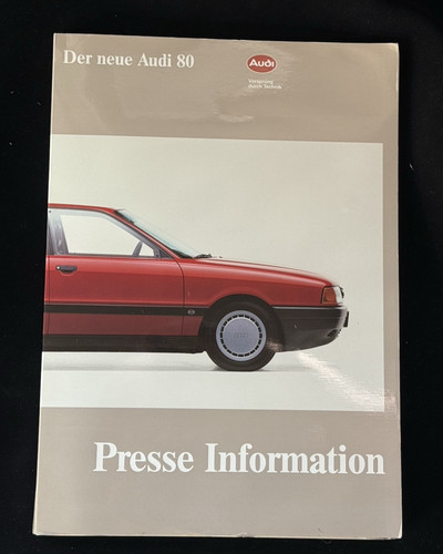 Audi 89 pressemappe - 80,
