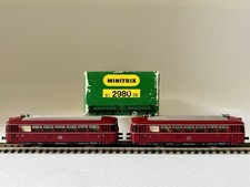 Minitrix 2980 Diesel-Triebwagen VT 98.9 und Steuerwagen VS 98 Schienenbus DB OVP