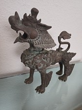 Antik Asiatika Wächterlöwe