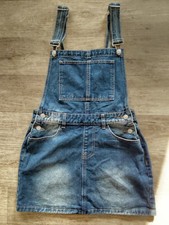 Damen Latzrock Jeans Gr. 38