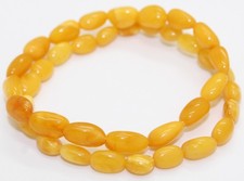 2 Natur Bernstein Armbänder