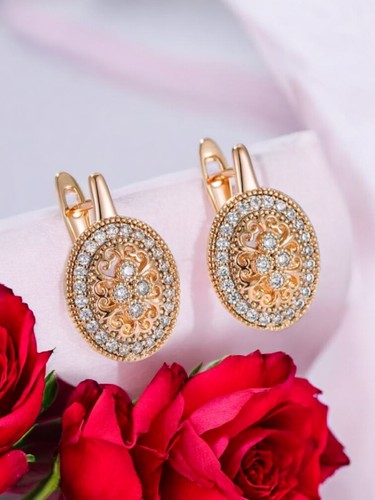Edles ohrringe rosegold - ❄️edles,