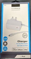 Ladekabel Steckernetzteil Vivanco Connector zum laden von iPads 33906