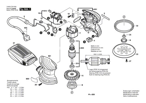 Bosch ersatzteile für pex 220 - bosch,