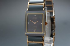 [Fast neuwertig] Rado Jubilé Diamant Herrenuhr Keramik vergoldet Armband JAPAN