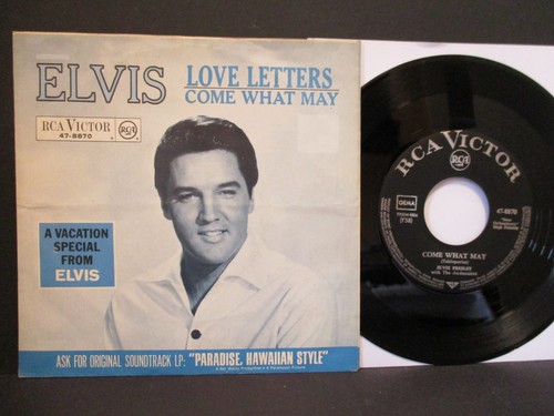 Elvis presley love - presley, 7"