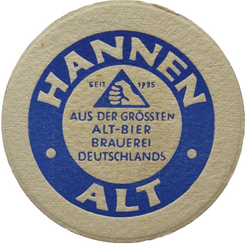 Alter bierdeckel hannen - alter,