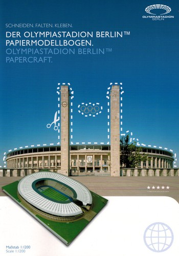 Kartonmodell stadion berlin - kartonmodell,