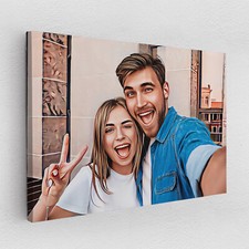 Eigenes Foto auf Leinwand