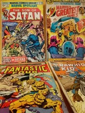 4x Marvel Comics Group 60/70er Jahre, Fantastic 4, Rawhide Kid... Comic Hefte