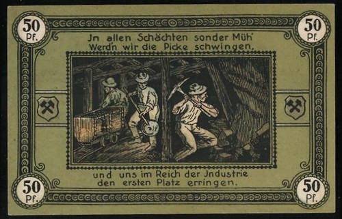 Notgeld wattenscheid 1921 50 - notgeld,