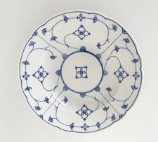 Koenigszelt Germany Vintage Suppenteller Essteller Indisch blau Strohblume